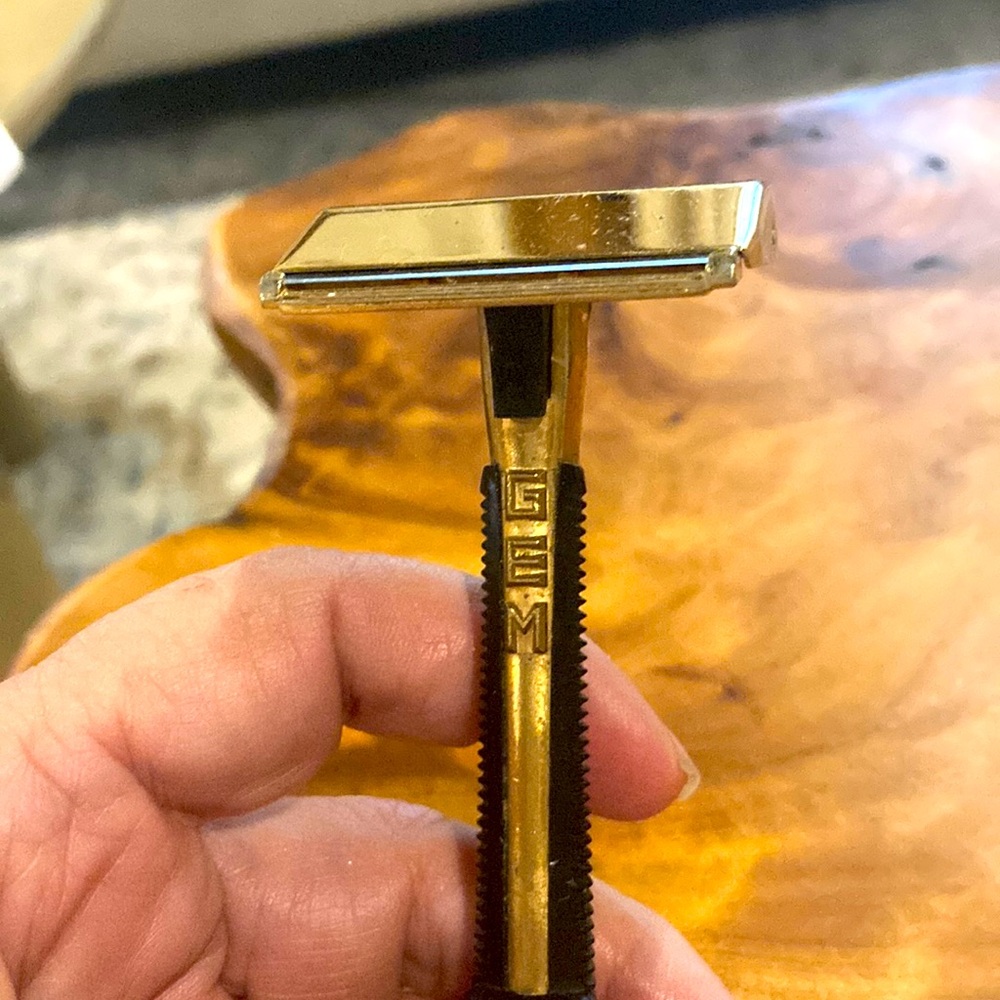 GEM deco look Safety Razor. Vintage 1960s